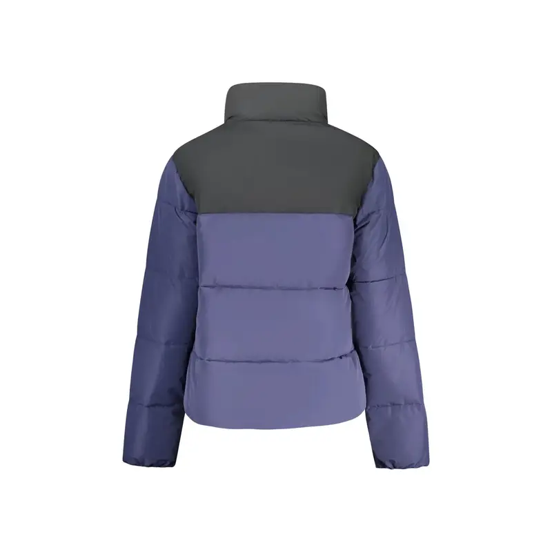 Giubbotto Maniche Lunghe Donna Blu Zip miniatura 2