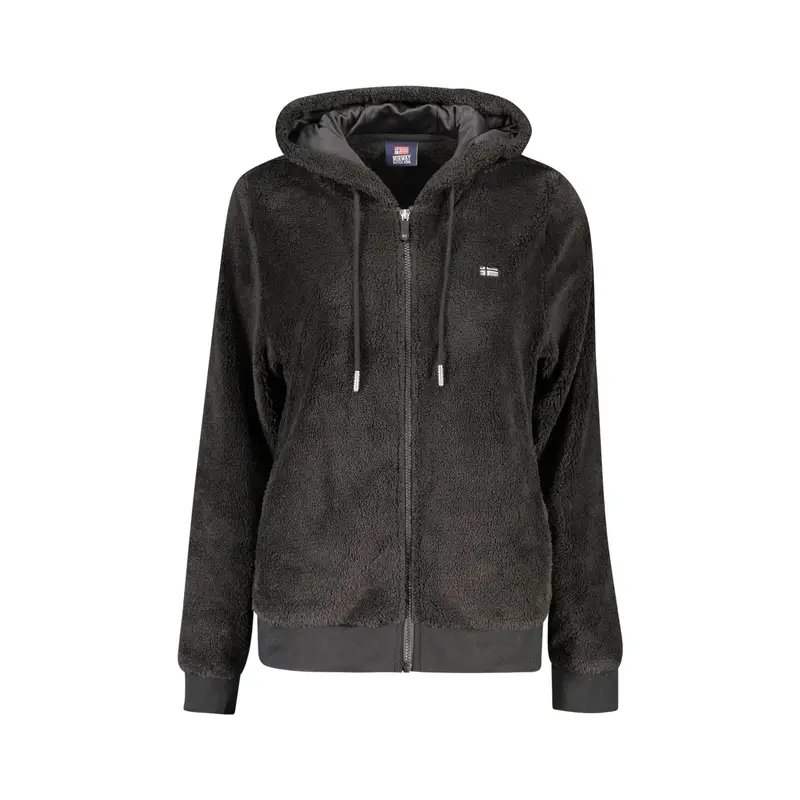 Norway 1963 Giubbotto Maniche Lunghe Donna Nero con Ricamo