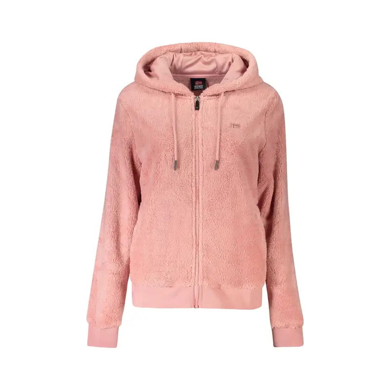 Norway 1963 Giubbotto Maniche Lunghe Donna Rosa con Ricamo