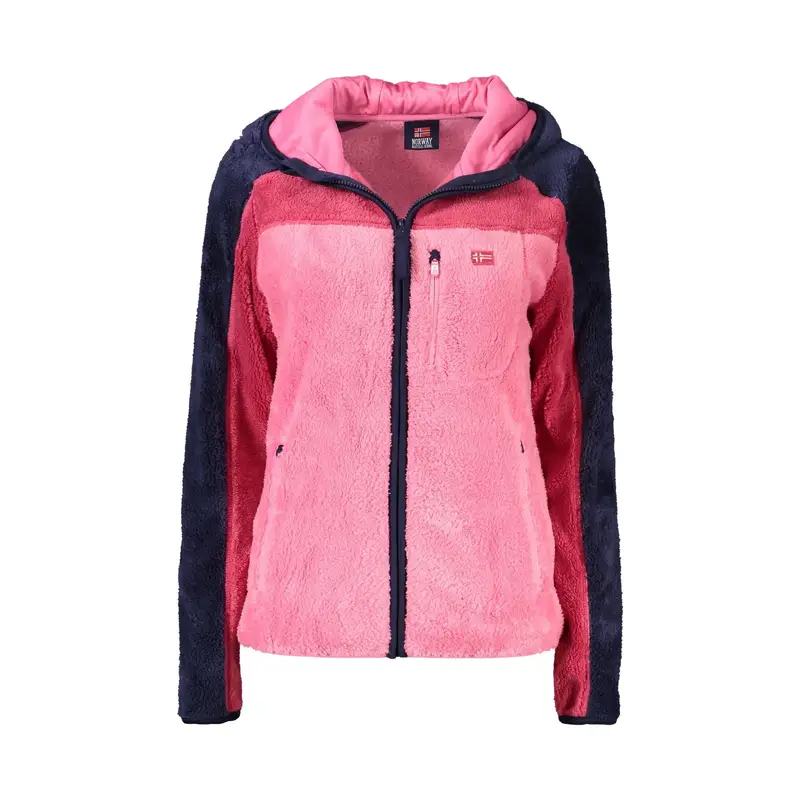 Norway 1963 Giubbotto Maniche Lunghe Donna Rosa con Ricamo