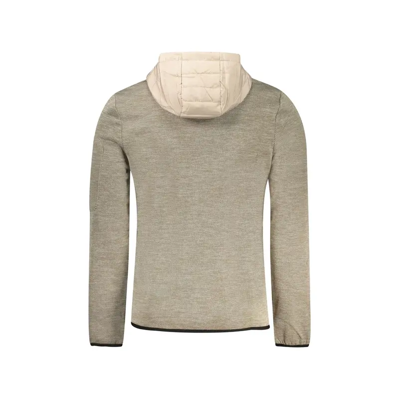 Giubbotto Maniche Lunghe Uomo Beige Zip miniatura 2