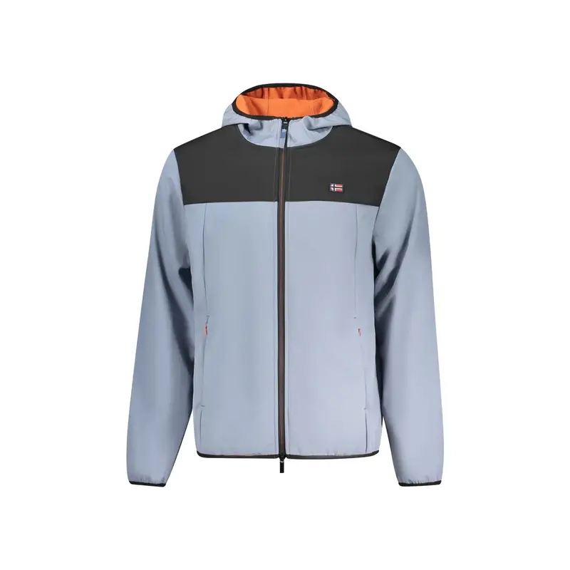 Norway 1963 Giubbotto Uomo Blu Soft Shell con Cappuccio