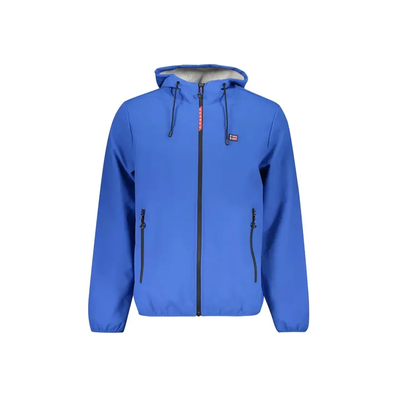 Giubbotto Maniche Lunghe Uomo Blu Zip