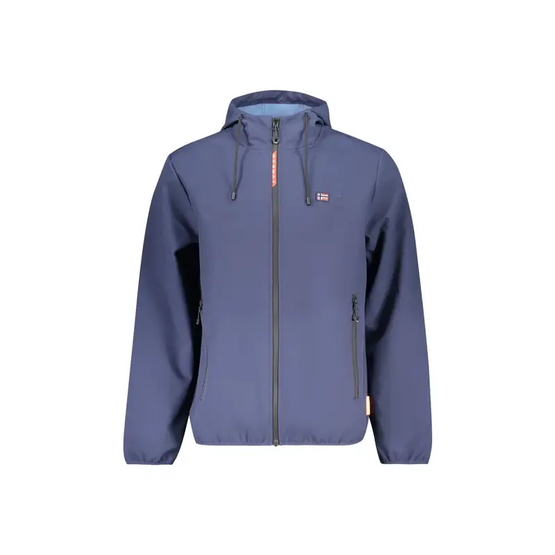Giubbotto Maniche Lunghe Uomo Blu Zip