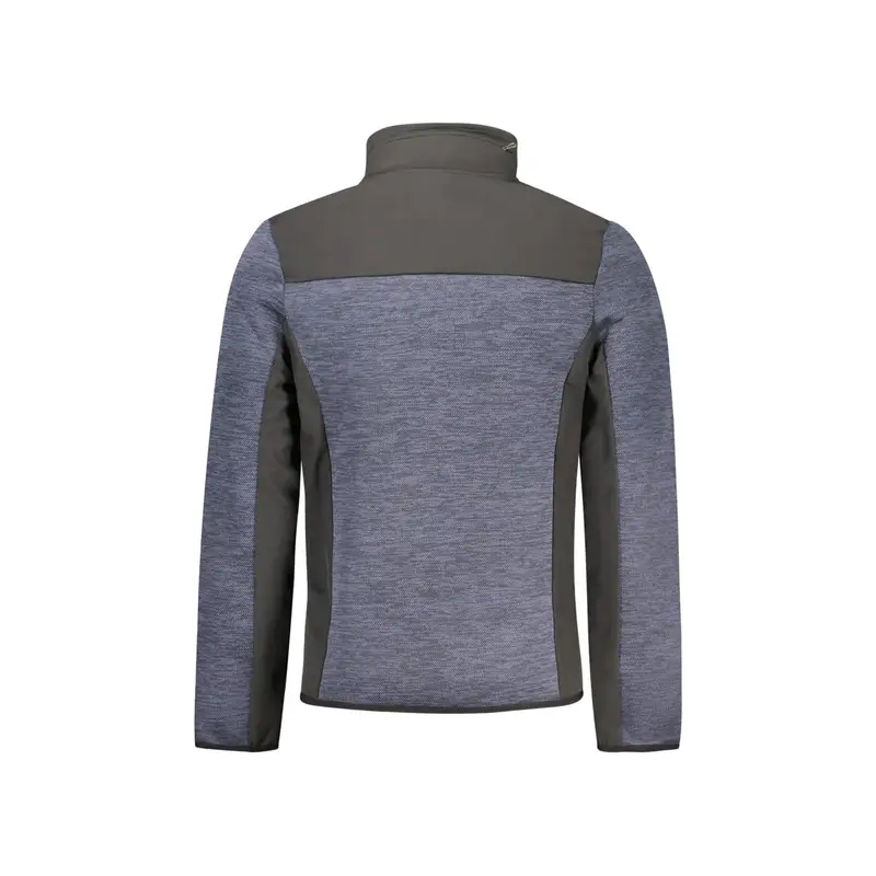 Giubbotto Maniche Lunghe Uomo Blu Zip miniatura 2