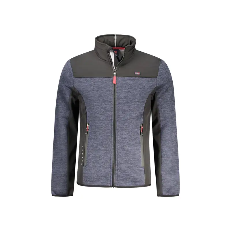 Giubbotto Maniche Lunghe Uomo Blu Zip