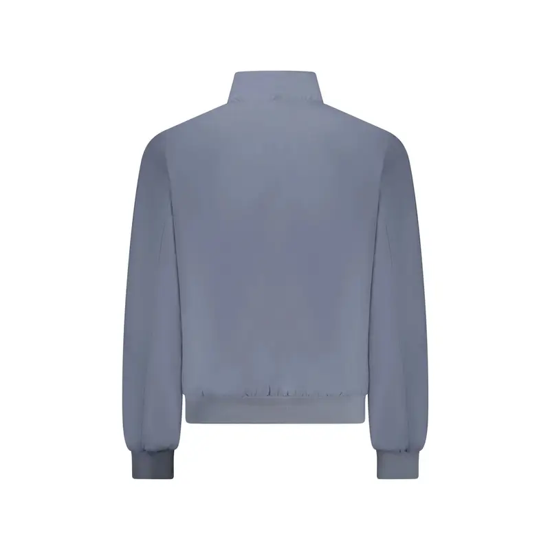 Giubbotto Maniche Lunghe Uomo Blu Zip miniatura 2