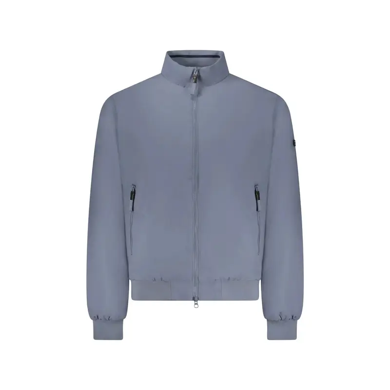 Giubbotto Maniche Lunghe Uomo Blu Zip