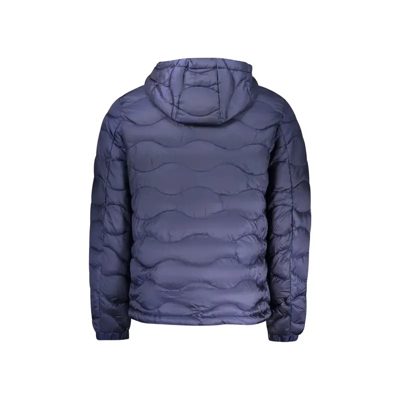 Giubbotto Maniche Lunghe Uomo Blu Zip miniatura 2