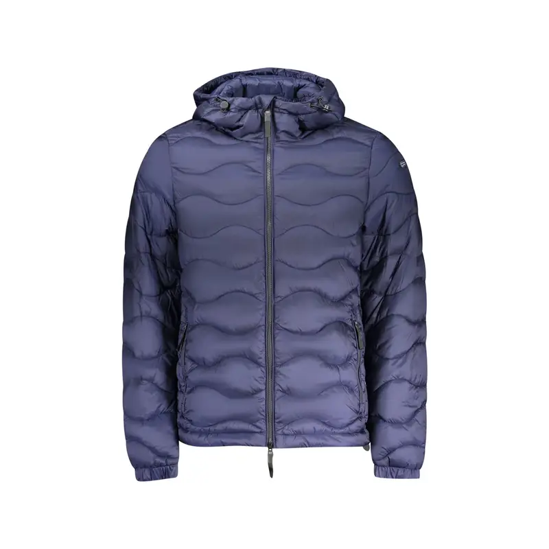 Giubbotto Maniche Lunghe Uomo Blu Zip