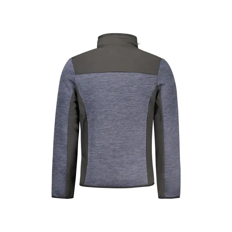 Giubbotto Maniche Lunghe Uomo Blu Zip miniatura 2