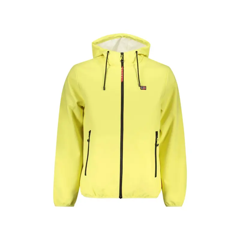 Giubbotto Maniche Lunghe Uomo Giallo Zip