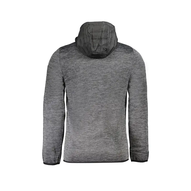 Giubbotto Maniche Lunghe Uomo Grigio Zip miniatura 2