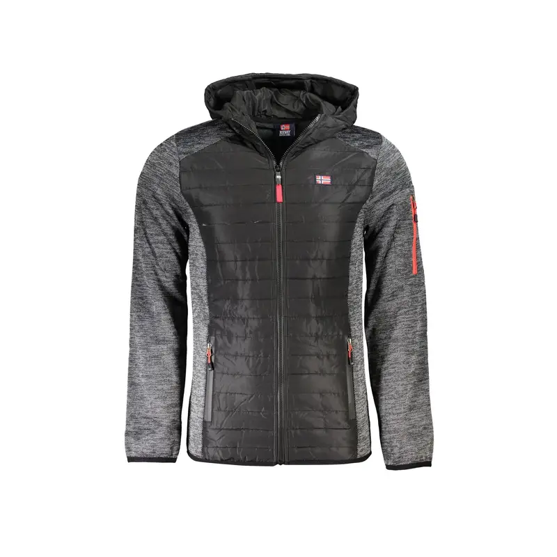 Giubbotto Maniche Lunghe Uomo Grigio Zip