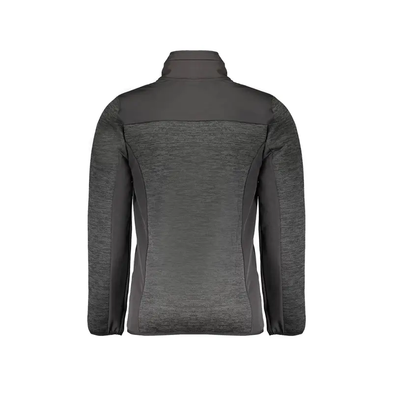 Giubbotto Maniche Lunghe Uomo Nero Zip miniatura 2