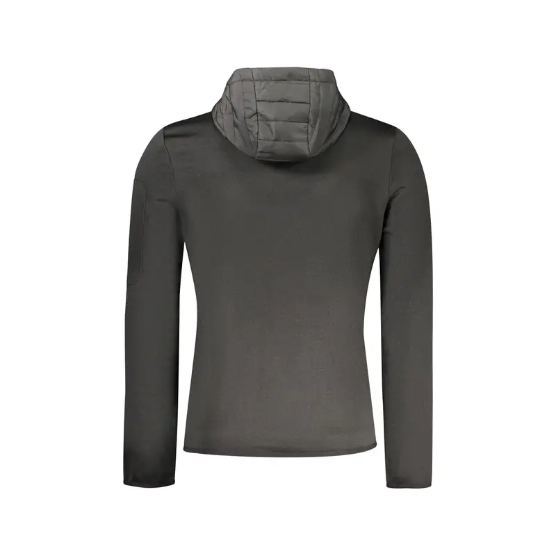 Giubbotto Maniche Lunghe Uomo Nero Zip miniatura 2