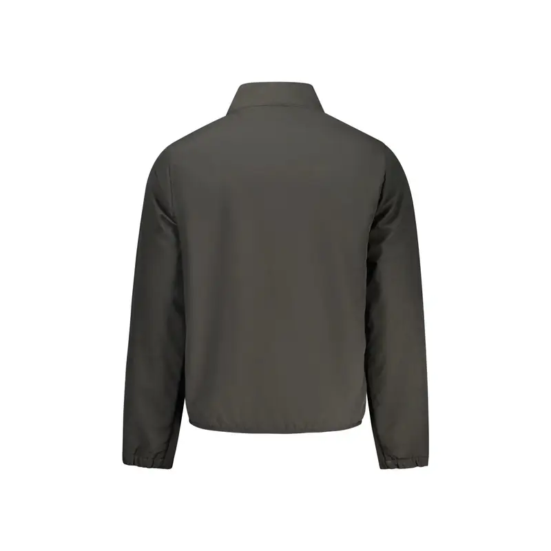 Giubbotto Maniche Lunghe Uomo Nero Zip miniatura 2