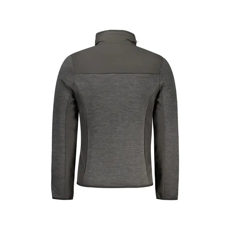 Giubbotto Maniche Lunghe Uomo Nero Zip miniatura 2