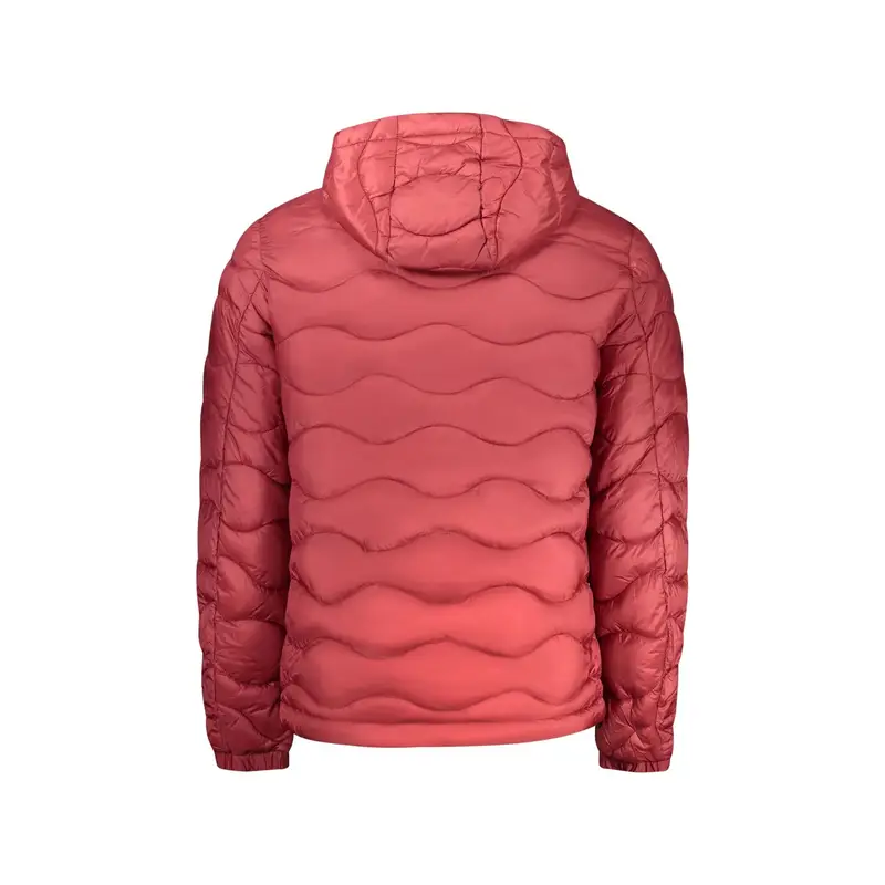 Giubbotto Maniche Lunghe Uomo Rosso Zip miniatura 2