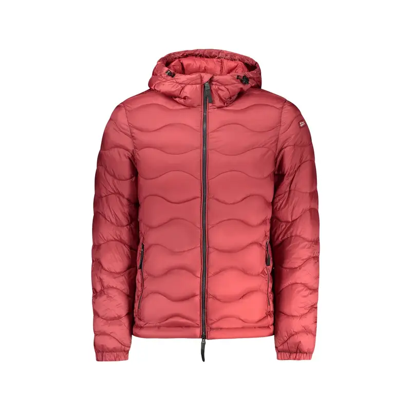 Giubbotto Maniche Lunghe Uomo Rosso Zip