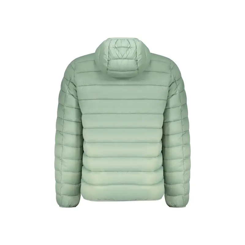 Giubbotto Maniche Lunghe Uomo Verde Dettagli a Contrasto miniatura 2