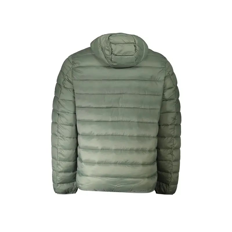 Giubbotto Maniche Lunghe Uomo Verde Zip miniatura 2
