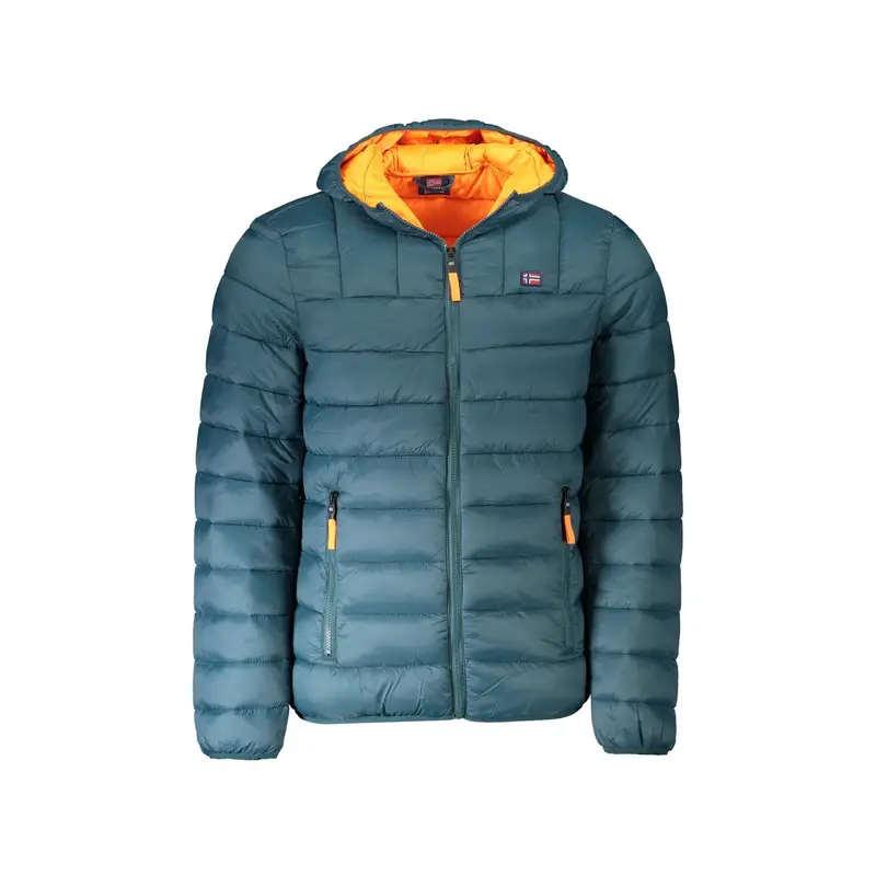 Giubbotto Maniche Lunghe Uomo Verde Zip