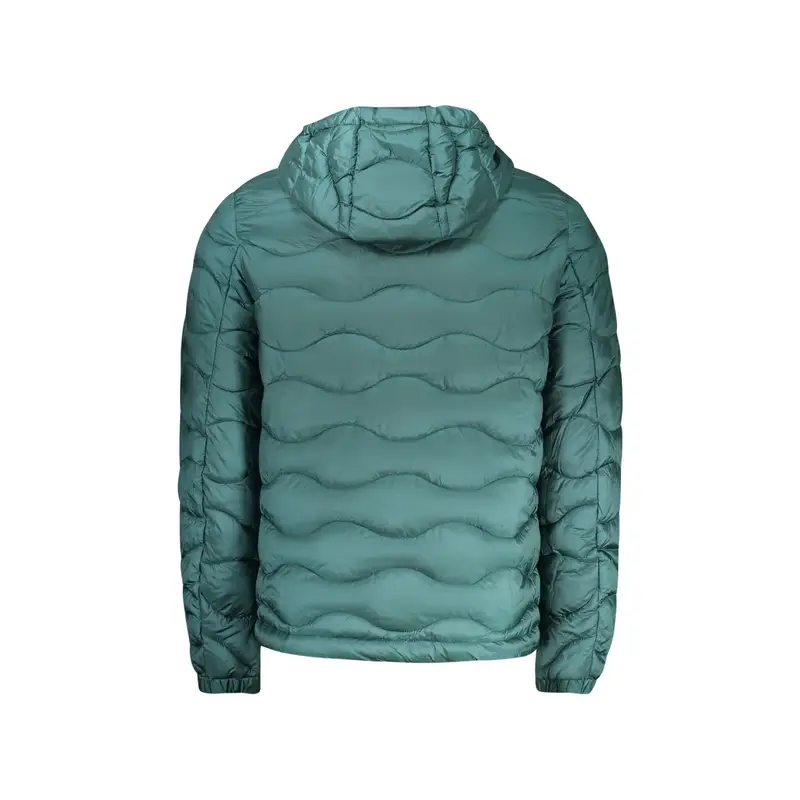 Giubbotto Maniche Lunghe Uomo Verde Zip miniatura 2