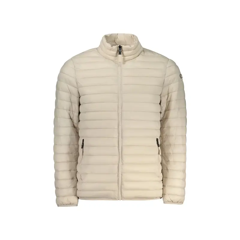 Giubbotto Uomo Beige 100 Gr Leggero Logo