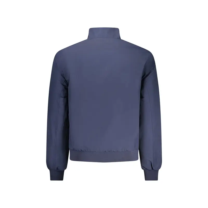 Giubbotto Uomo Blu Interno Pile Zip Logo miniatura 2
