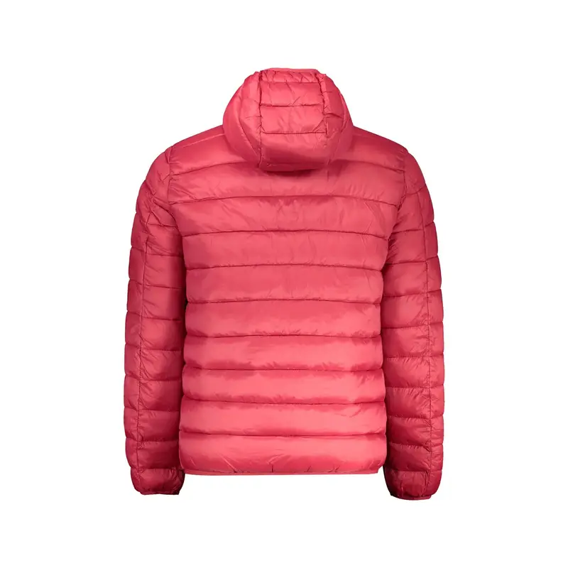 Giubbotto Uomo Rosso con Cappuccio e Zip miniatura 2