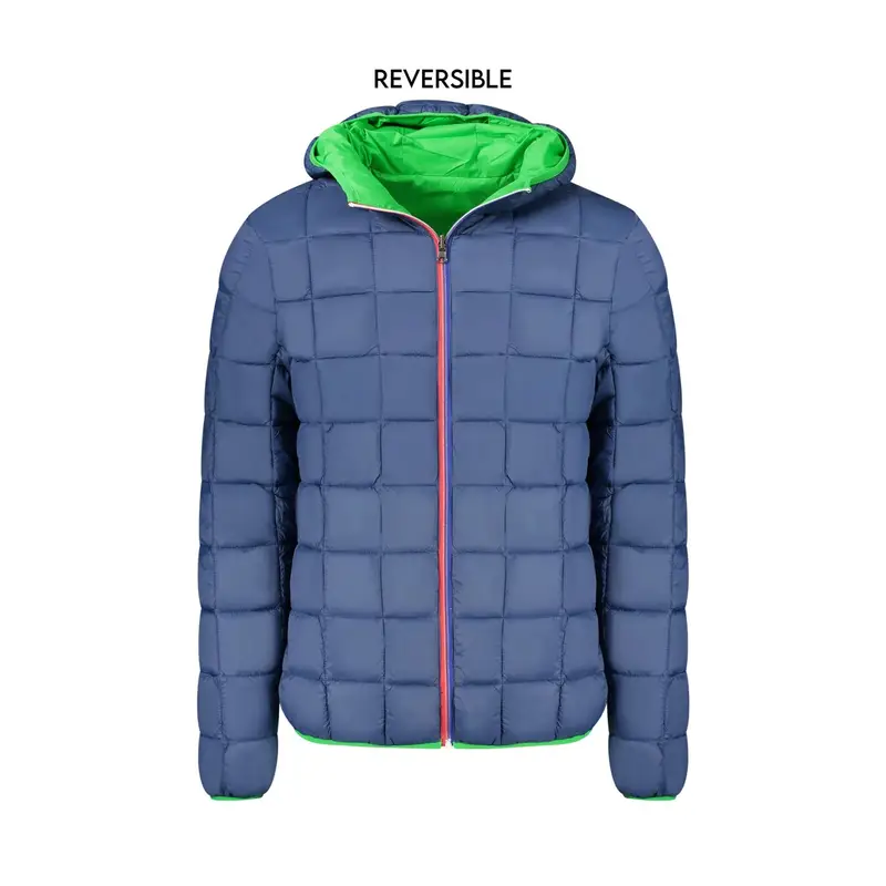 Giubbotto Uomo Verde Reversibile con Cappuccio miniatura 3