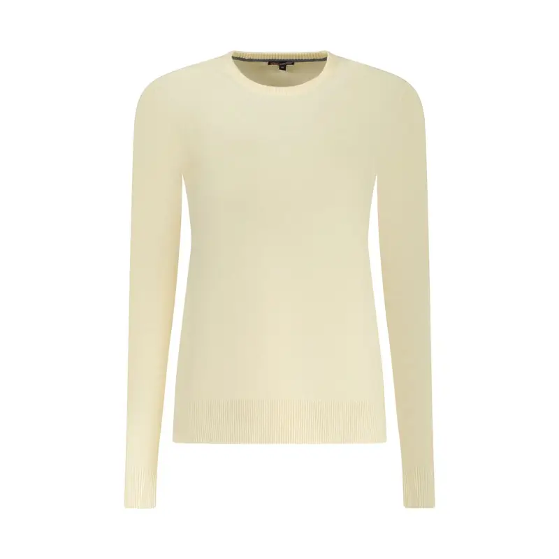 Maglia Donna Bianca Girocollo Maniche Lunghe Logo Bianco