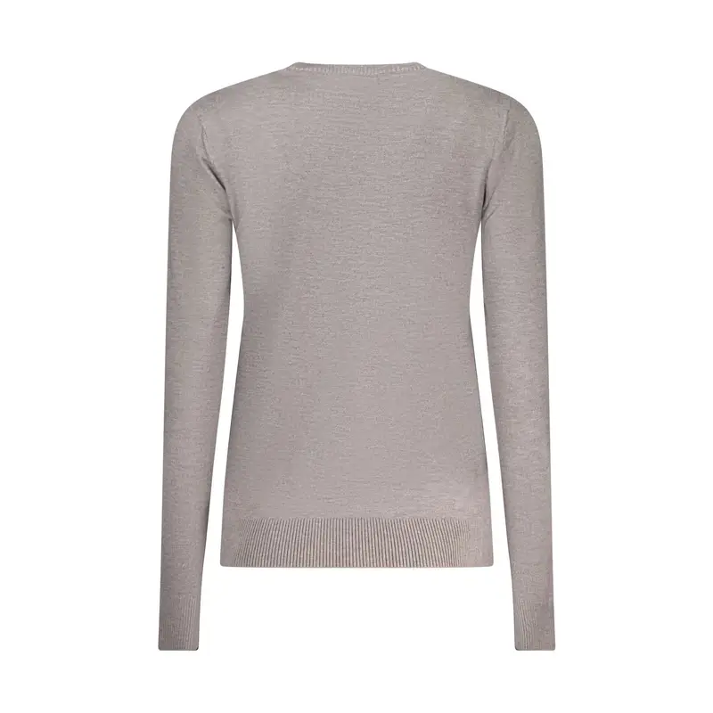 Maglia Donna Grigia Logo Grigio miniatura 2