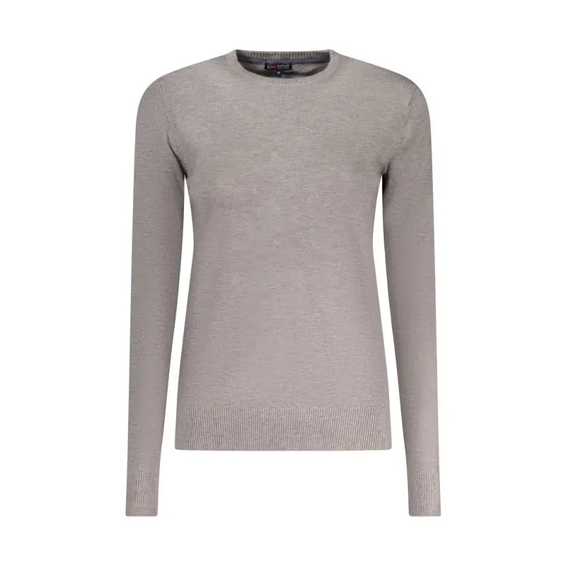 Maglia Donna Grigia Logo Grigio
