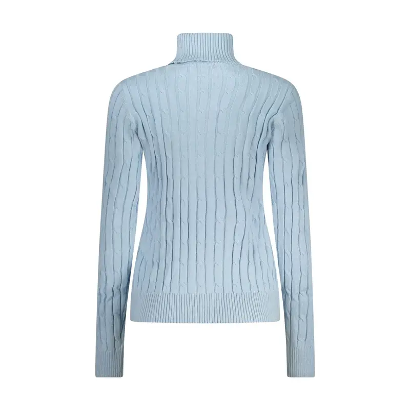 Maglione Donna Azzurro Torciglioni Logo miniatura 2