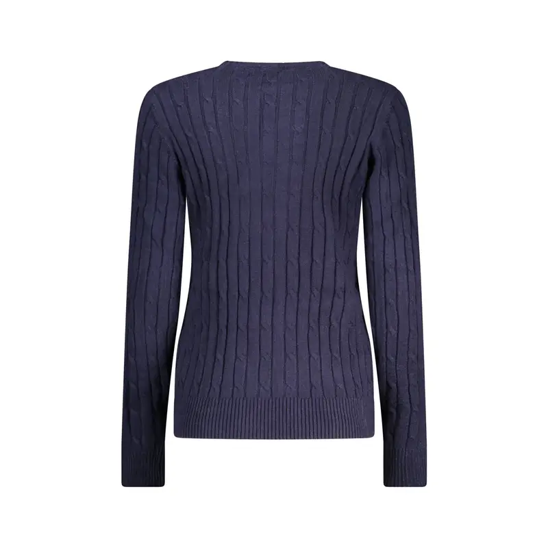 Maglione Donna Blu Logo miniatura 2