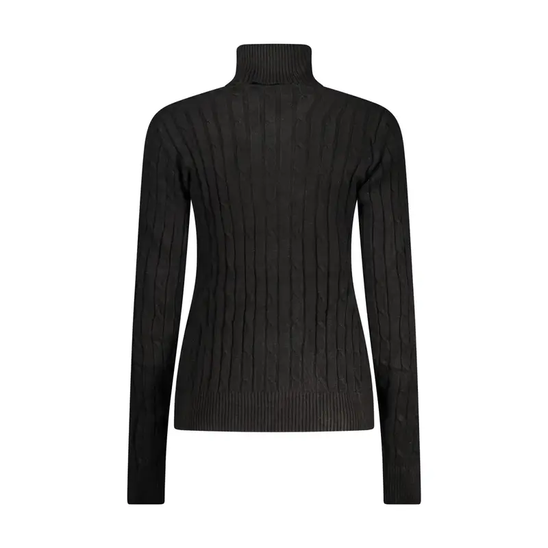 Maglione Donna Nero Logo miniatura 2