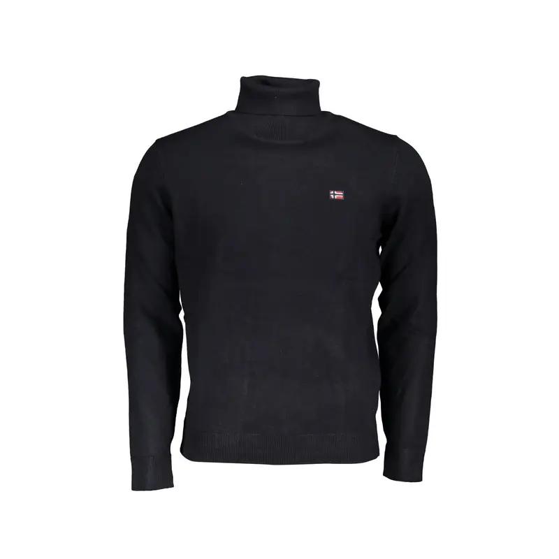 Maglione Uomo Blu Ricamo