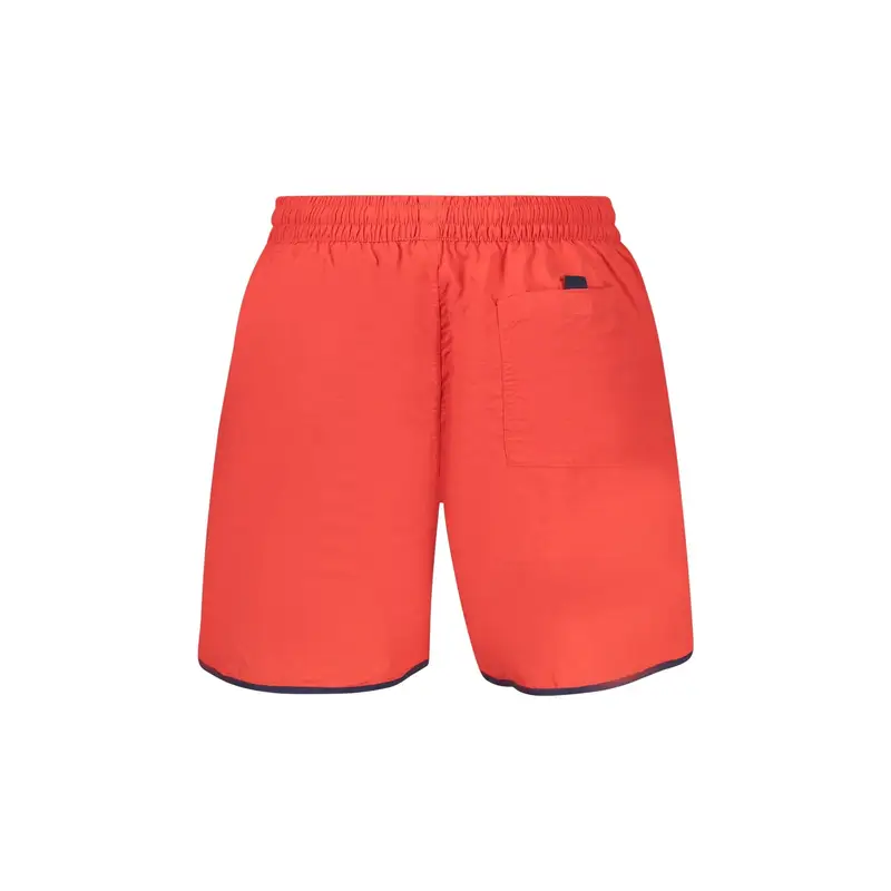 Mare Costume da Uomo Rosso Stampa miniatura 2