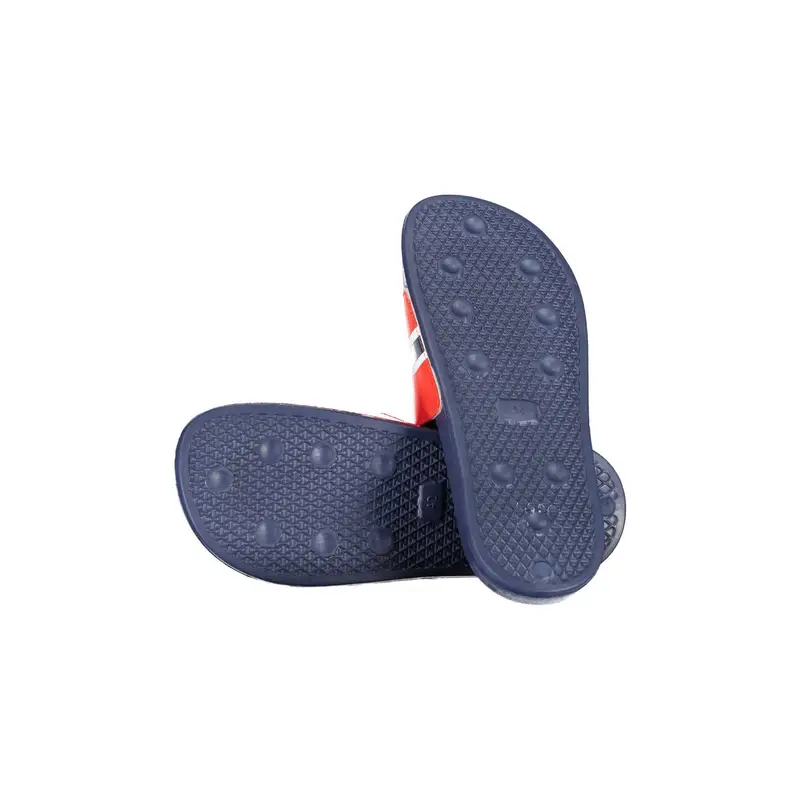 NORWAY Ciabatte Uomo Blu con Dettagli a Contrasto e Logo miniatura 2