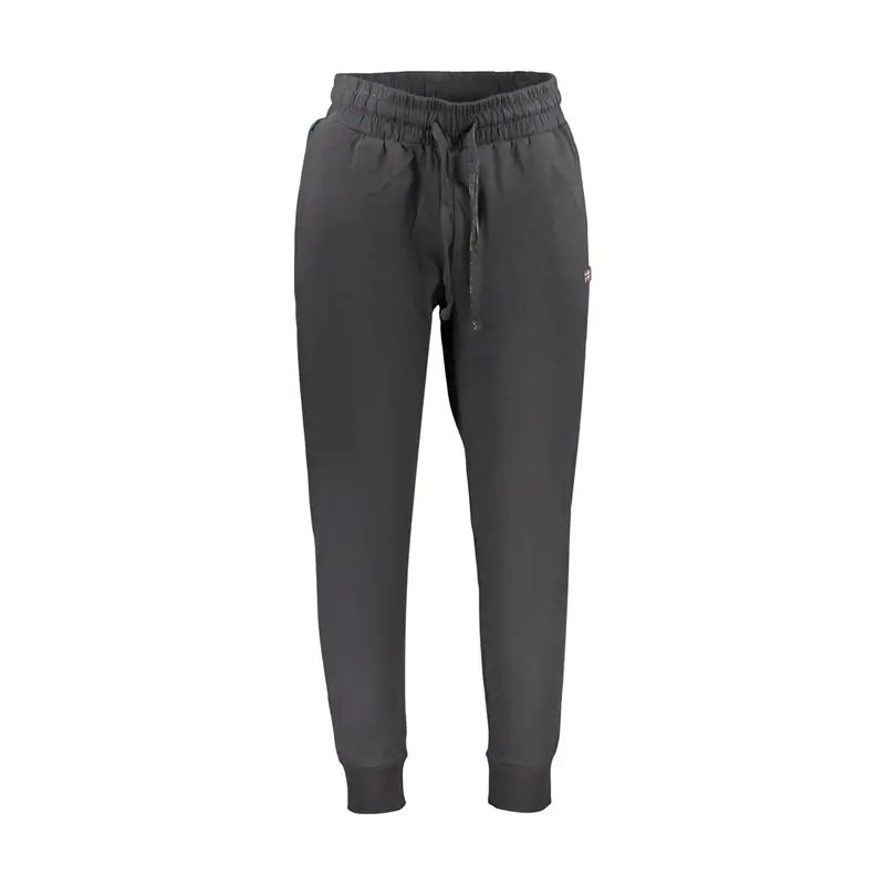 Pantaloni Tuta Lungo Uomo Nero Logo