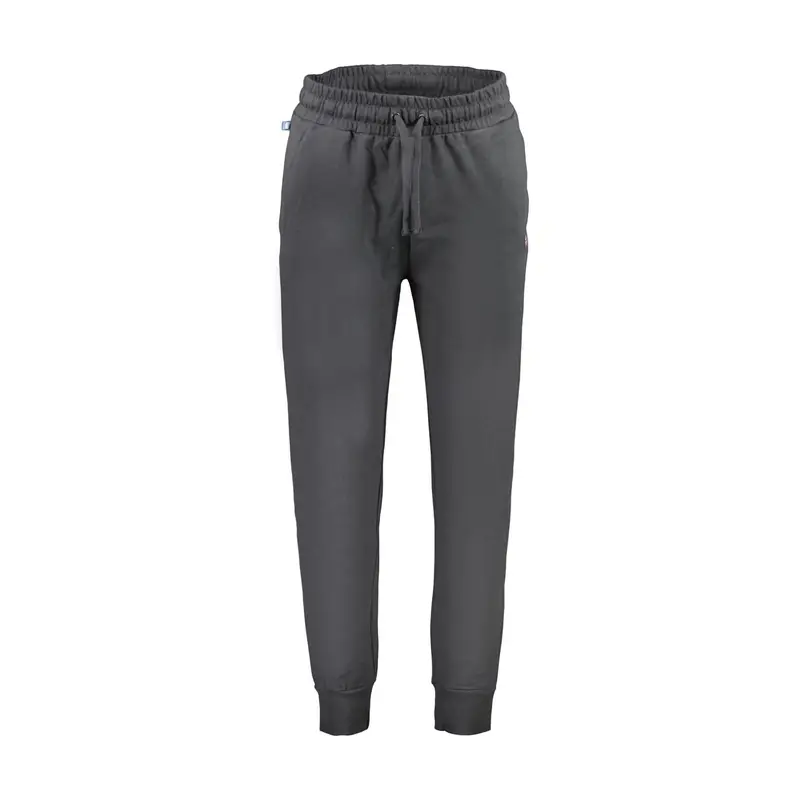 Pantaloni Tuta Lungo Uomo Nero Logo