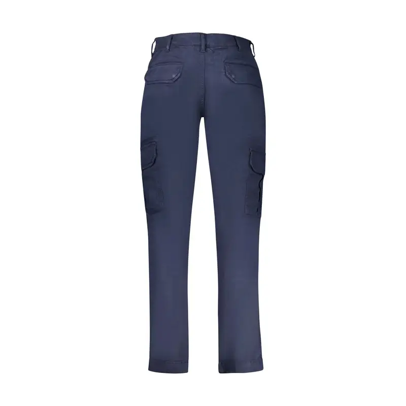 Pantaloni Uomo Blu Ricamo miniatura 2