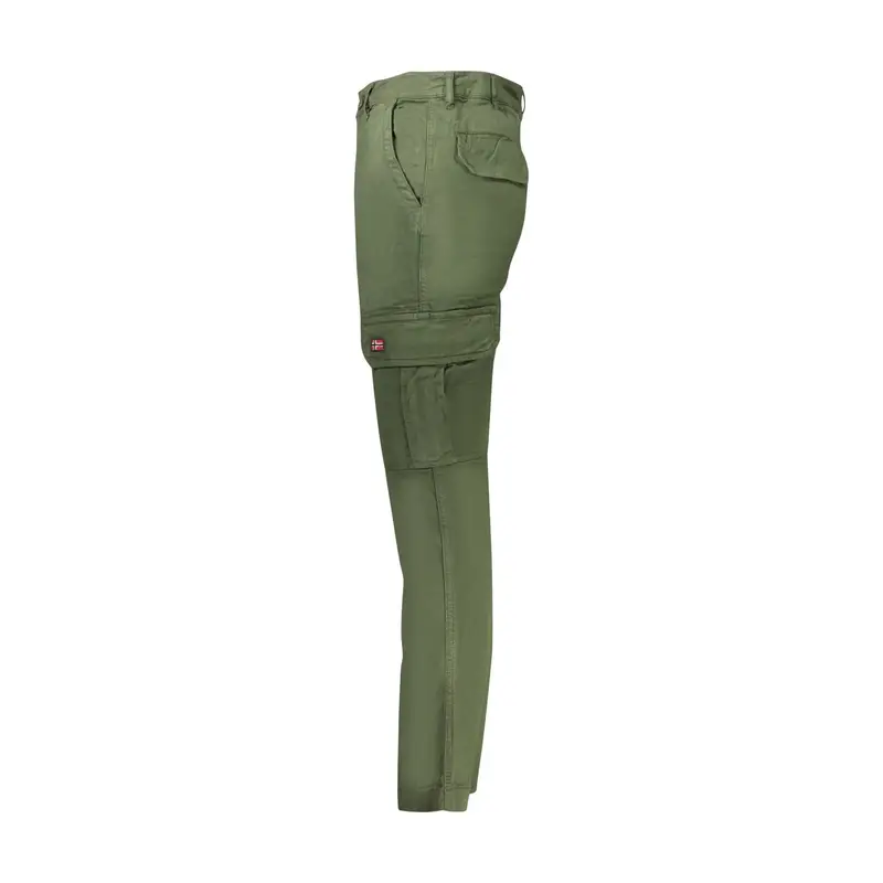 Pantaloni Uomo Verde Ricamo miniatura 3