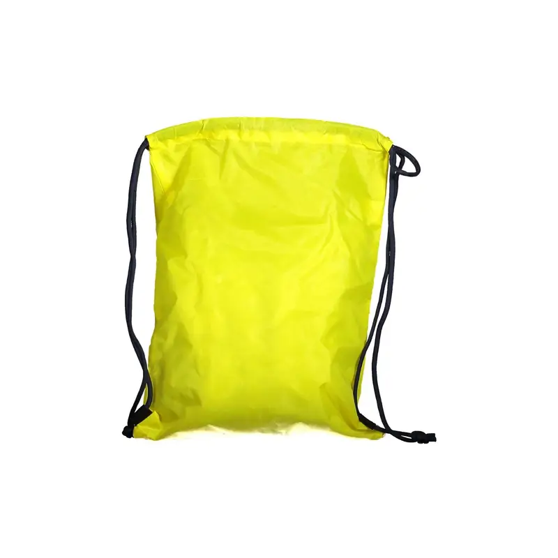 Sacca Unisex Gialla con Coulisse e Logo Giallo miniatura 2