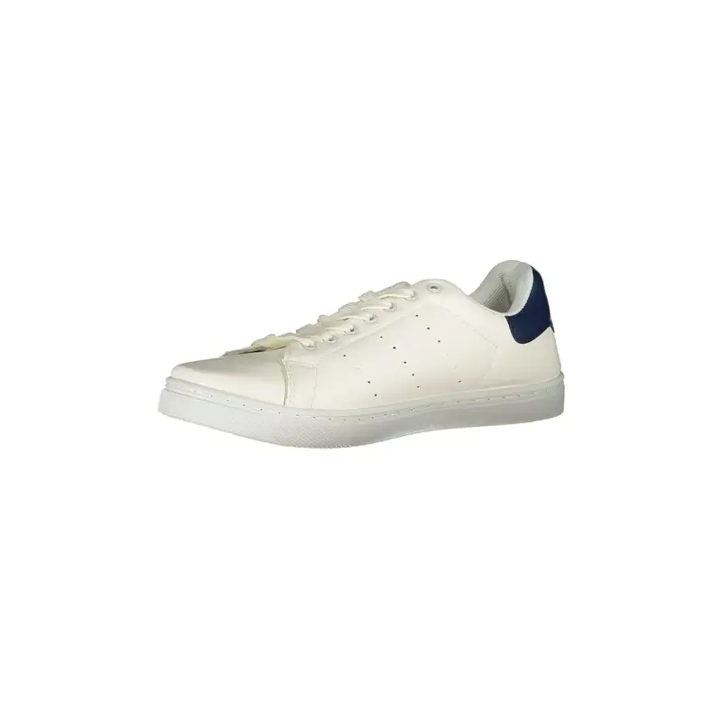 Scarpe Sneakers Uomo Bianche con Dettagli a Contrasto Bianco miniatura 3