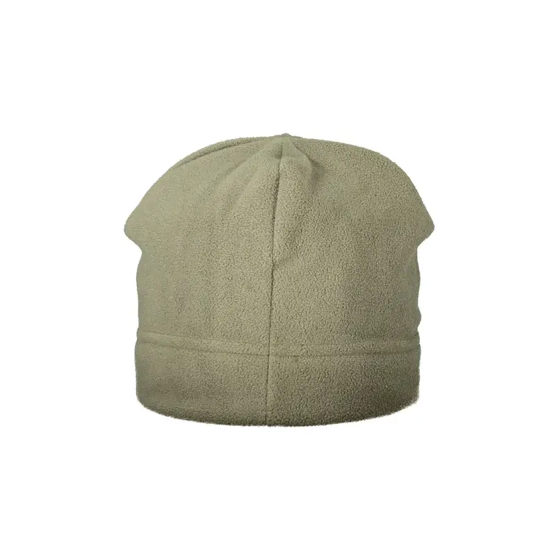 Set Cuffia e Sciarpa Uomo Verde in Pile con Logo miniatura 2