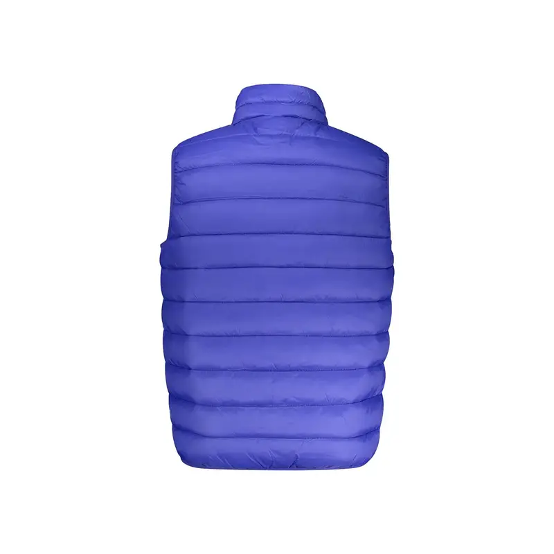 Smanicato Uomo Blu con Tasche e Zip miniatura 2