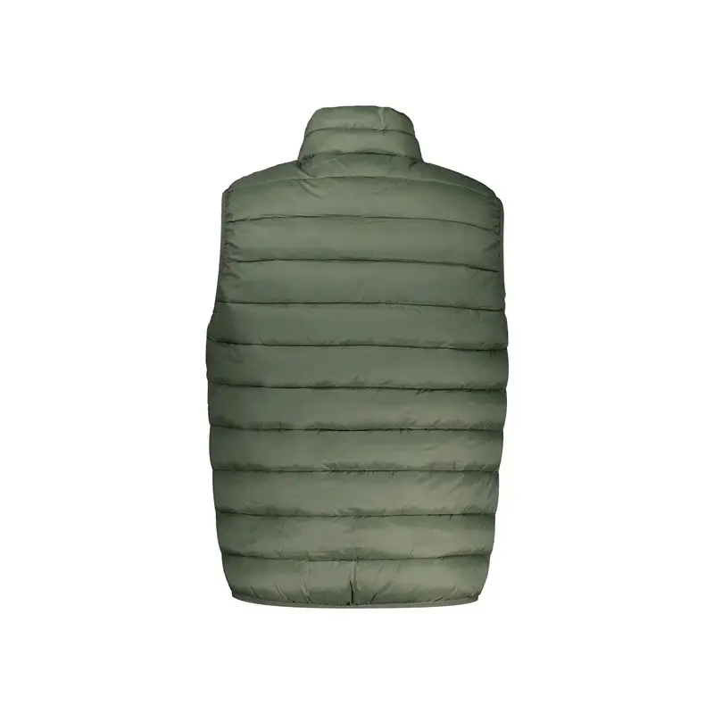 Smanicato Uomo Verde con Tasche e Zip miniatura 2